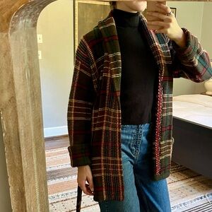 Vintage Ralph Lauren plaid lambswool sweater